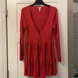 Matilda Jane love me tender red ruffle cardigan